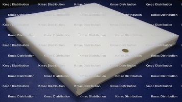 UHMW white sheet 2.0 inch thick